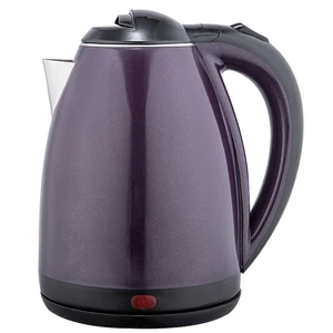 Factory Supply 201 / 304 Stainless Steel Electric Kettle with Double Layer Anti-Scald Protection