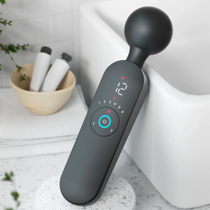 Compact wand vibrator for travel and discretion