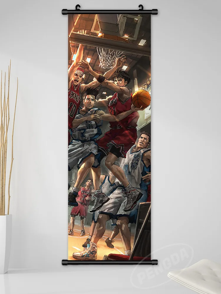 93 Styles 30*90cm Slam Dunk Hanging Scroll Posters Hanamichi