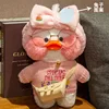 Little pink rabbit headband-pink letter sweater-white bag