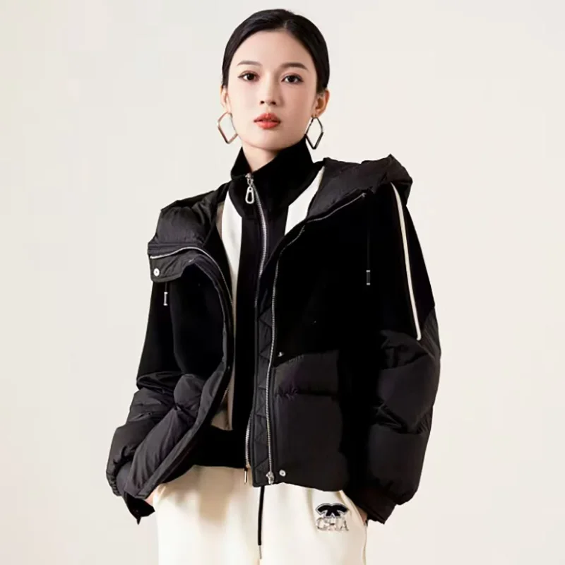 Short Warm Clothes for Women Long Down Jacket White Duck Down Korean Women's Coat Intensification Woman Winter Coat Jackets Cold