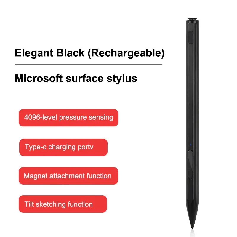 Stylo numérique pour Surface Pro intelligent avec capuchon d'économie d'énergie capacité tactile magnétique rechargeable Sxb001 Laudtec  