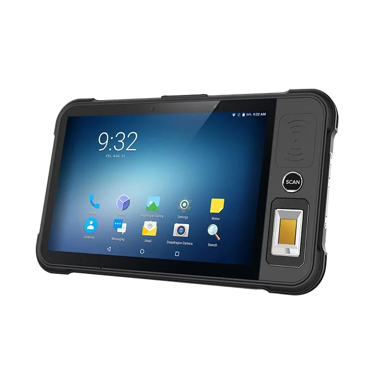 Chainway P80 8 ''IP65 4G WIFI Tableta industrial OEM NFC HF UHF RFID Lector PDA