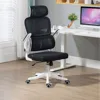 The carefree trolley headrest has a white frame and black trim.