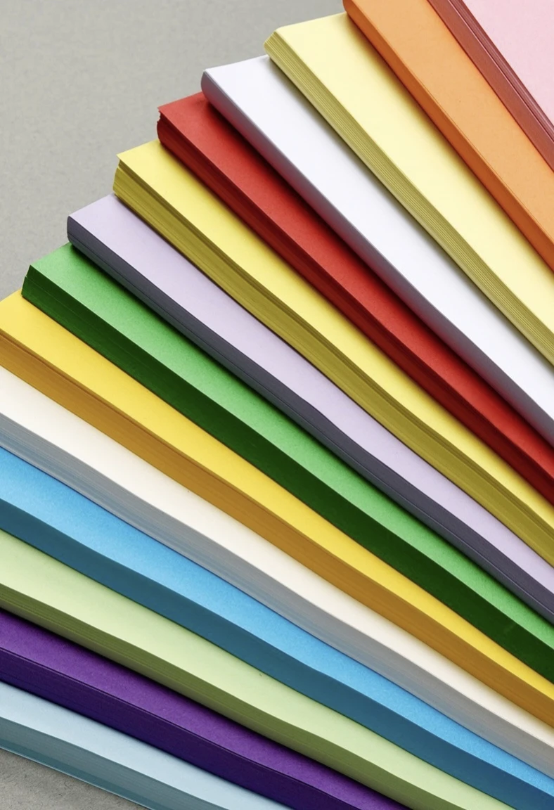 Carta Colorata A4 120g/m² - Confezione 100 Fogli In 5 Colori Per Stampante E Disegno