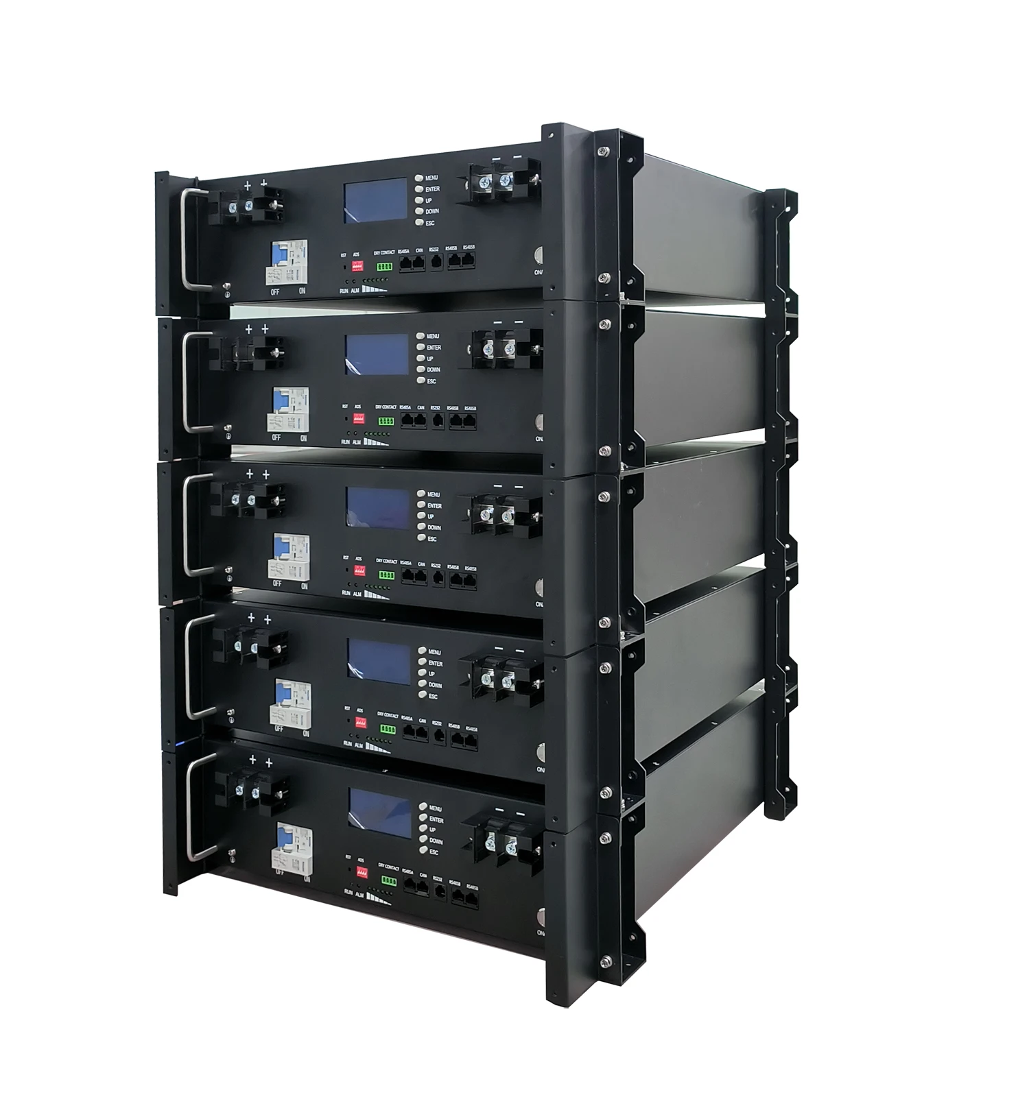 Cheap Rack Stack Type 51.2V 100AH 5.12kWh 4U Residential Lithium ...
