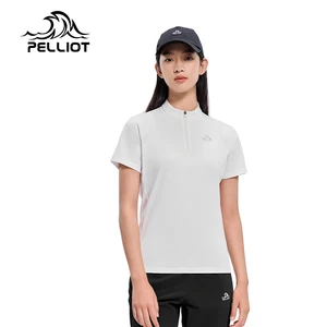2026 PELLIOT Outdoor Summer Quick Drying Women's New Sunproof Antibacterial Breathable Sports T Shirt