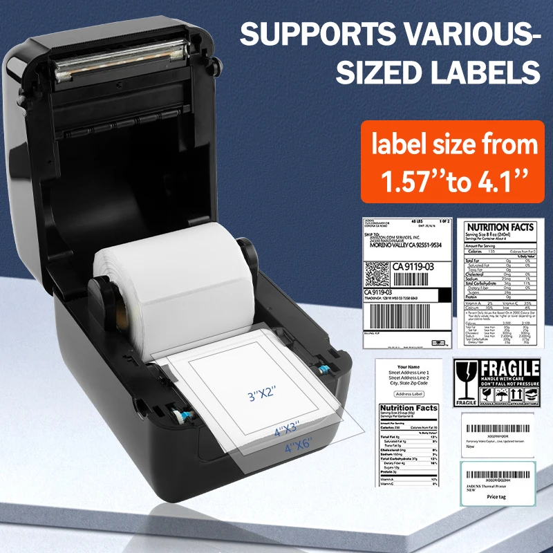 Desktop Label Maker Holographic Anticounterfeiting Qr Code Stickers