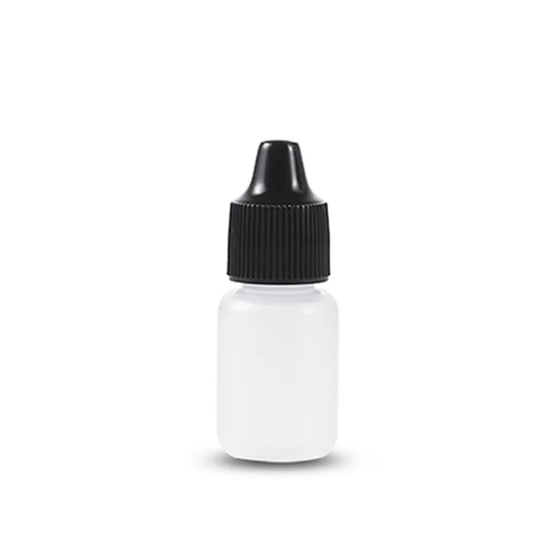 Squeezable 5ml 10ml 15ml 20ml 30ml Empty Dropper PE Plastic Bottle With Plastic Tamper Evident Cap