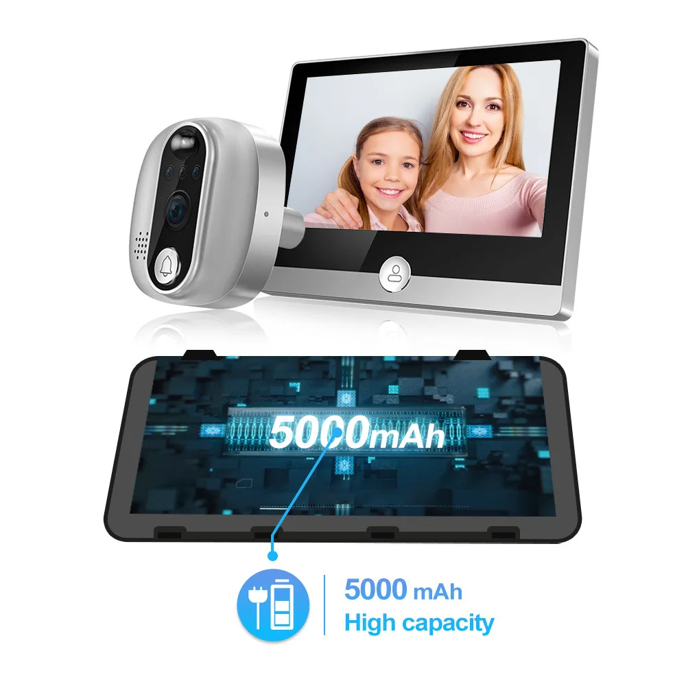 Twoway Digital Door Camera Wide Angle Lens 2mp 1080p Security