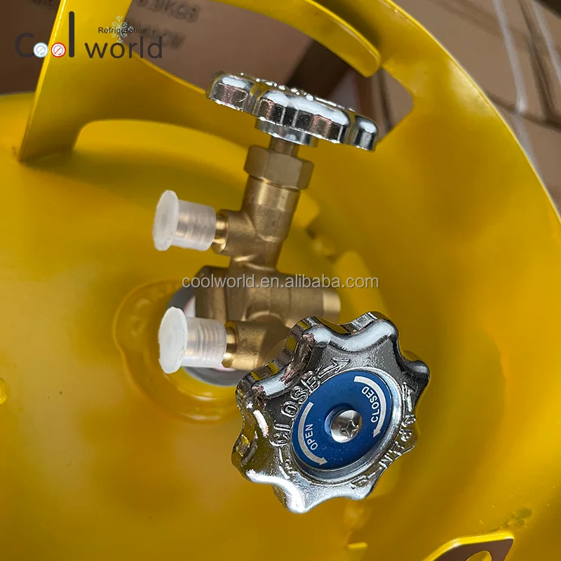 R410a Refrigerant Gas Recovery Cylinder Tank 30lbs 50lbs With Pressure