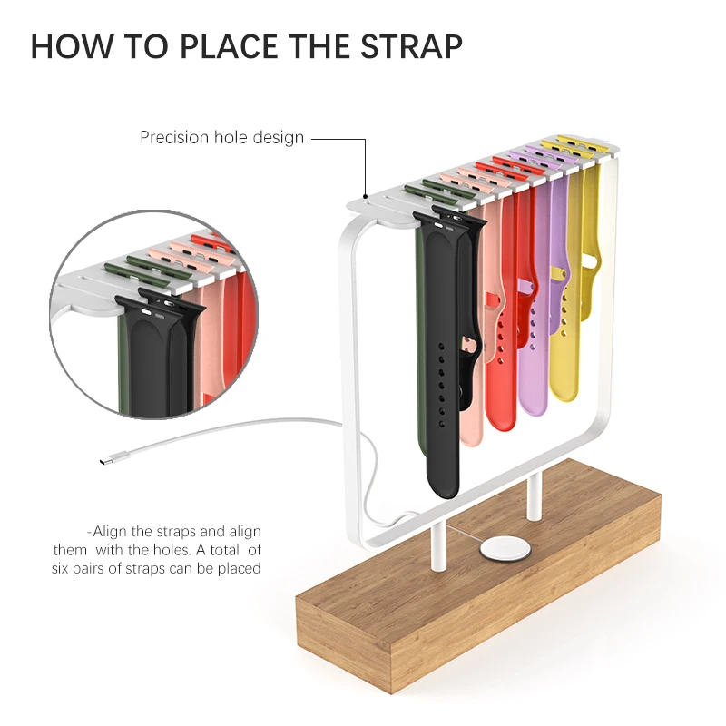 Custom Watch Strap Display For Apple Watch Band Display Stand Metal