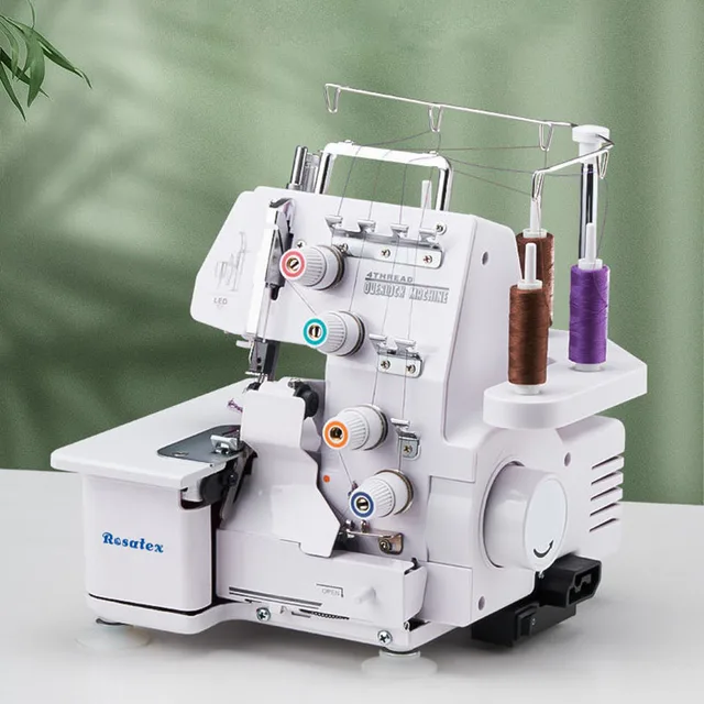 Rosatex Rs-434D High-Speed Homeuse 122W Domestic Overlock Sewing Machine