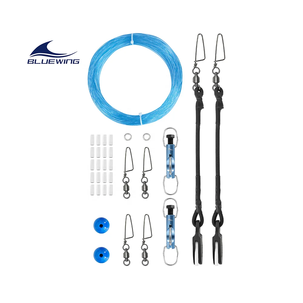 Single Outrigger Rigging Kit All-in-One Kit 400lb Mono Line Release ...