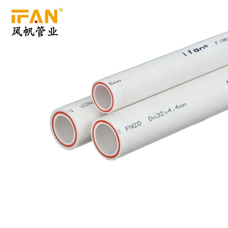 IFAN GF Composite PPR Pipe Competitive Price 25MM PN20 High Temperature Glass Fiber PPR Pipe