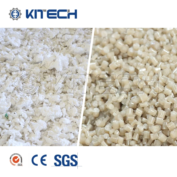 Water Ring Compacting Extruder Pelletizing Washing System Granulator Machine for pp Pe Soft Film Hdpe Hard Film