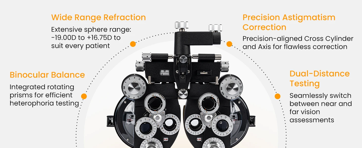 VT-10C China Ophthalmic Optometry Optical Phoropter Manual
