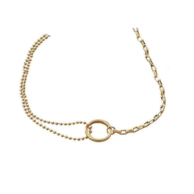 Buy Alloy Circle Ring Necklace,Gold 