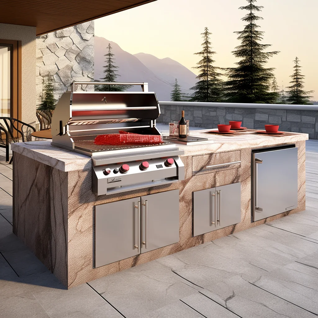 Custom Garden Modular Appliances Built in Stainless Steel Outdoor ...