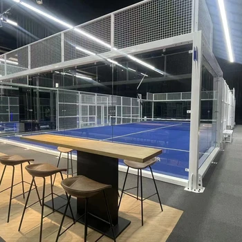 2024 New Design Panoramic indoor and outdoor Padel Tennis Court for paddle tennis