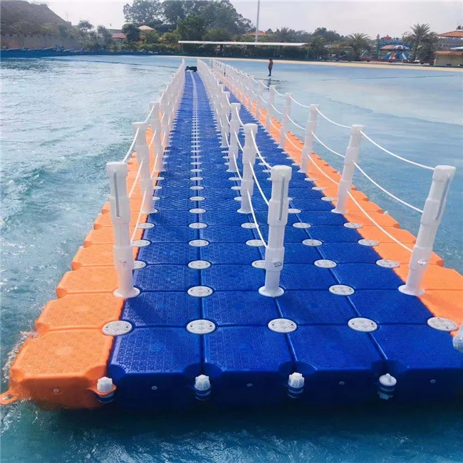 High Quality Plastic Modular Pontoon Float Dock Boat Floating Pontoon ...