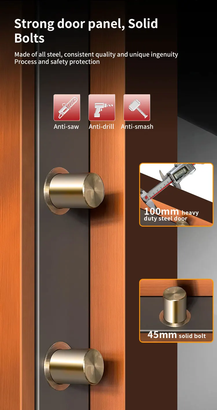 CEQSAFE Custom High-Quality Bank Security Steel Strong Safe Room Door Metal Vault Door manufacture