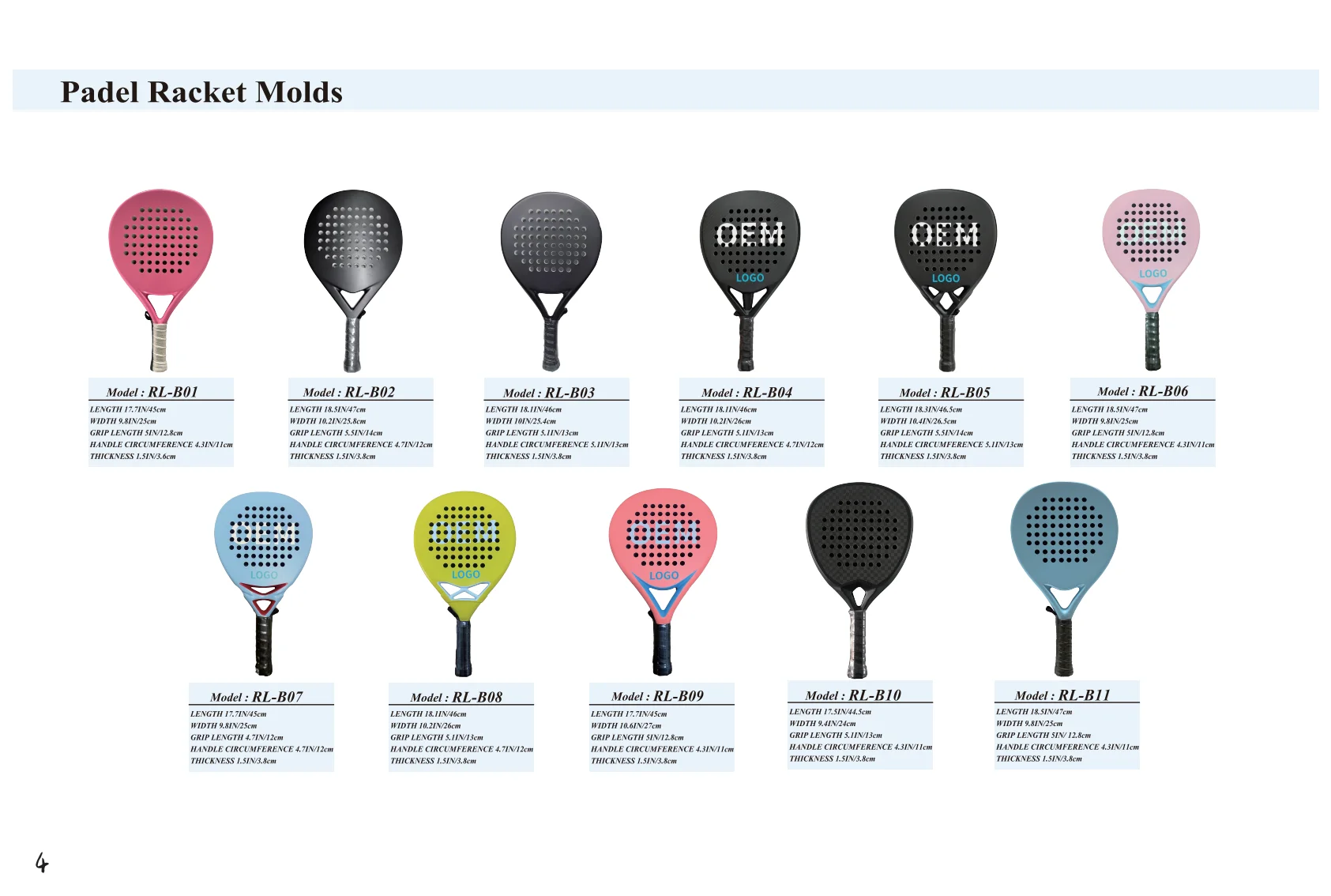 Padel Rackets Customized 18k Racket Padel