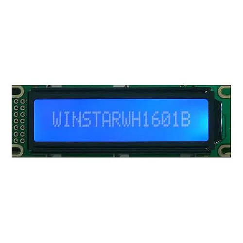 Monochrome Lcd Module Display 16 1 Wh1601b Buy Wh1601b Lcd キャラクタlcd Product On Alibaba Com