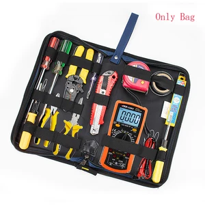 Custom Electrical Hardware Kits Carry Pouch Heavy Duty Hand Technician Tools Bag Work Electrician