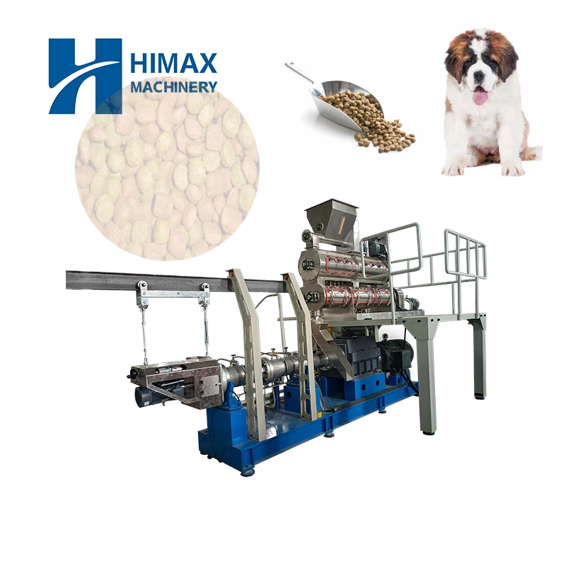 Fully Automatic Pet Food Extruder Pet Food Extruder with Preconditioning Dried Kibble Dog Food Extruder