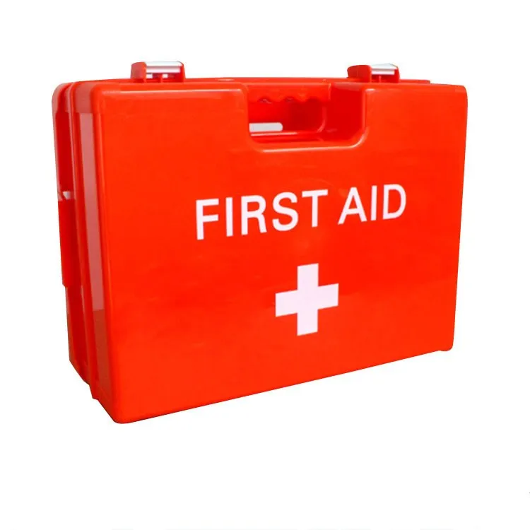factory abs red color first aid kit for workplace first aid box 