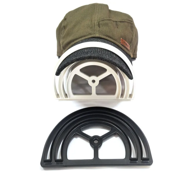 Hat Brim Bender, Perfect Hat Curve Band Hat Brim Shaper For Fitted Hats Easy Hats Shape Keeper Hat Curver Tool With 9 Curve Options For Baseball Caps, Easy To Shape (Smile Style