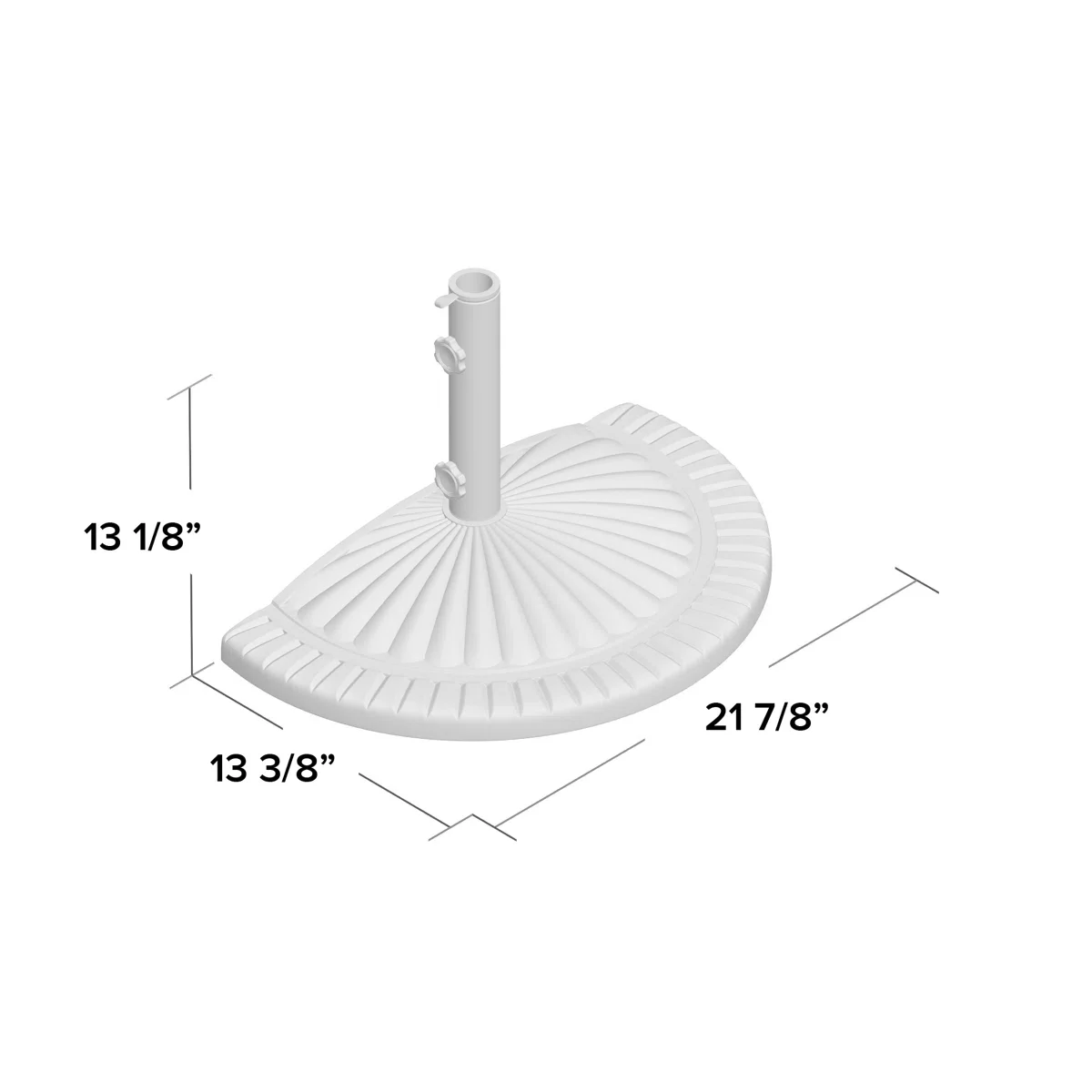 product modern design outdoor leisure patio round resin umbrella base for outdoor furniture-5