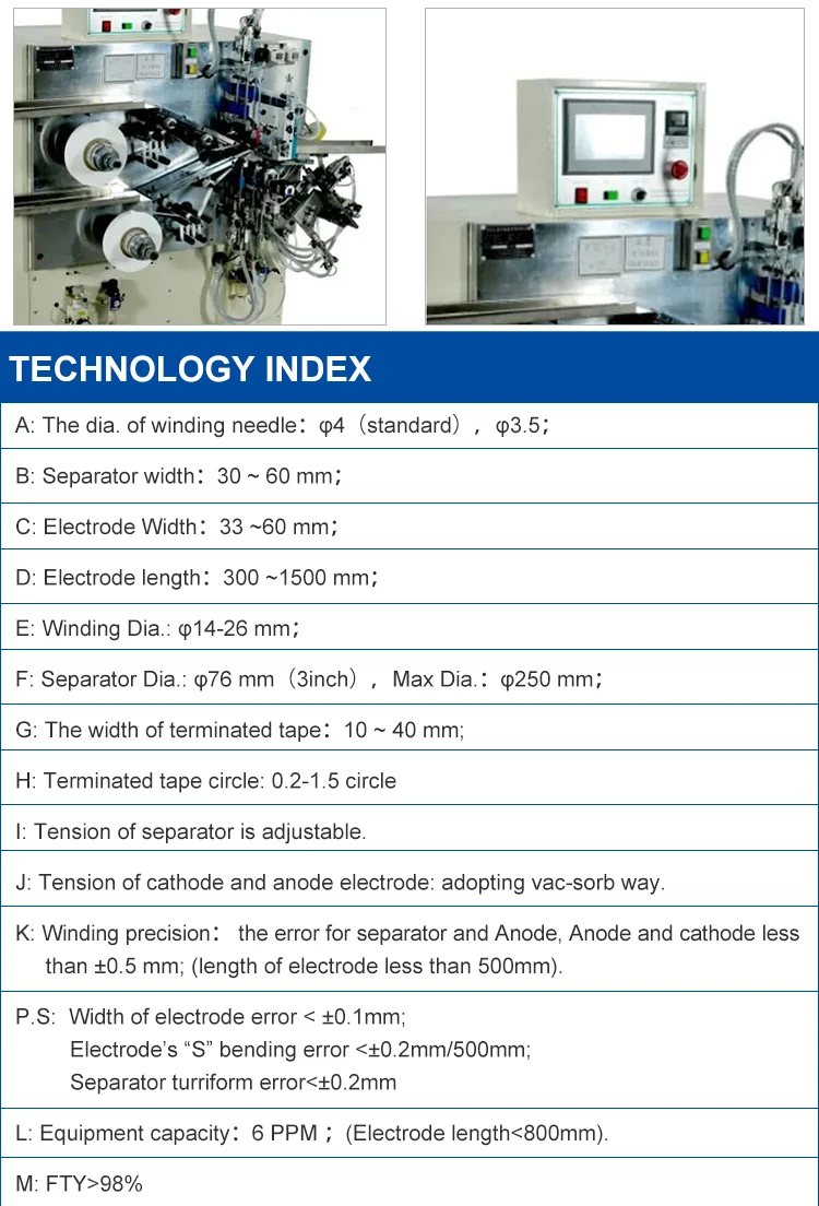 Manual Battery Coil Winding Machine for Li Ion Battery Making