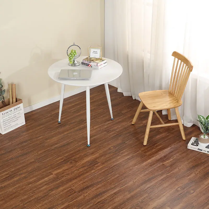 Brown Oak Wood Peel and Stick Floor Tile Wood Vinyl Plank Flooring Waterproof Self Adhesive Brown Laminate Flooring