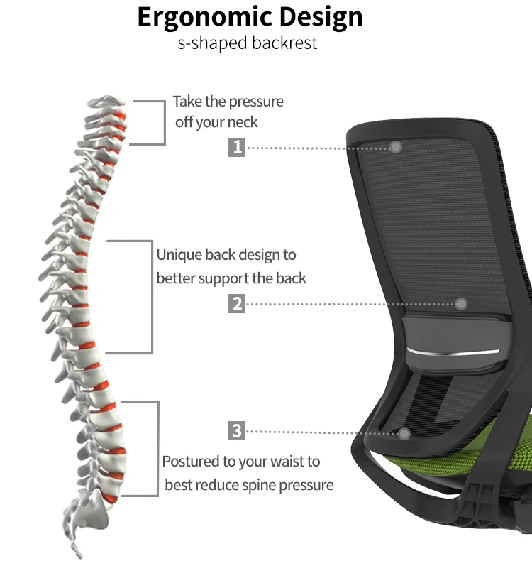 Comfortable Swivel Workstation Task Chair factory