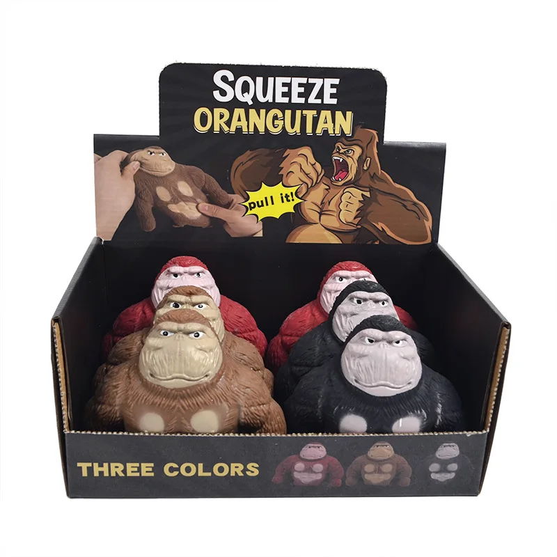 Squishy Monkey Toy - Stress Relief for Kids & Adults