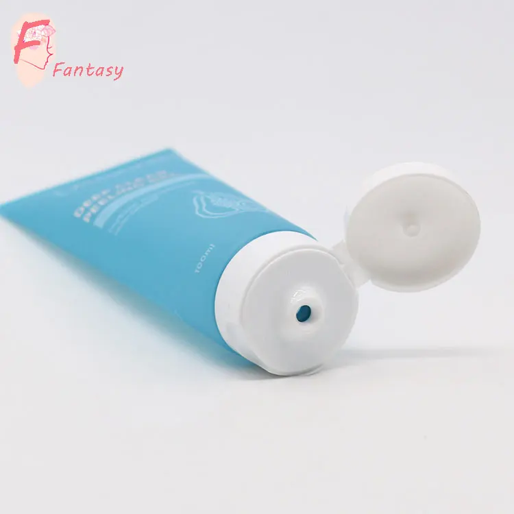 OEM 120ml 150ml Squeeze Tube Blue Deep Clear Peeling Gel Tube