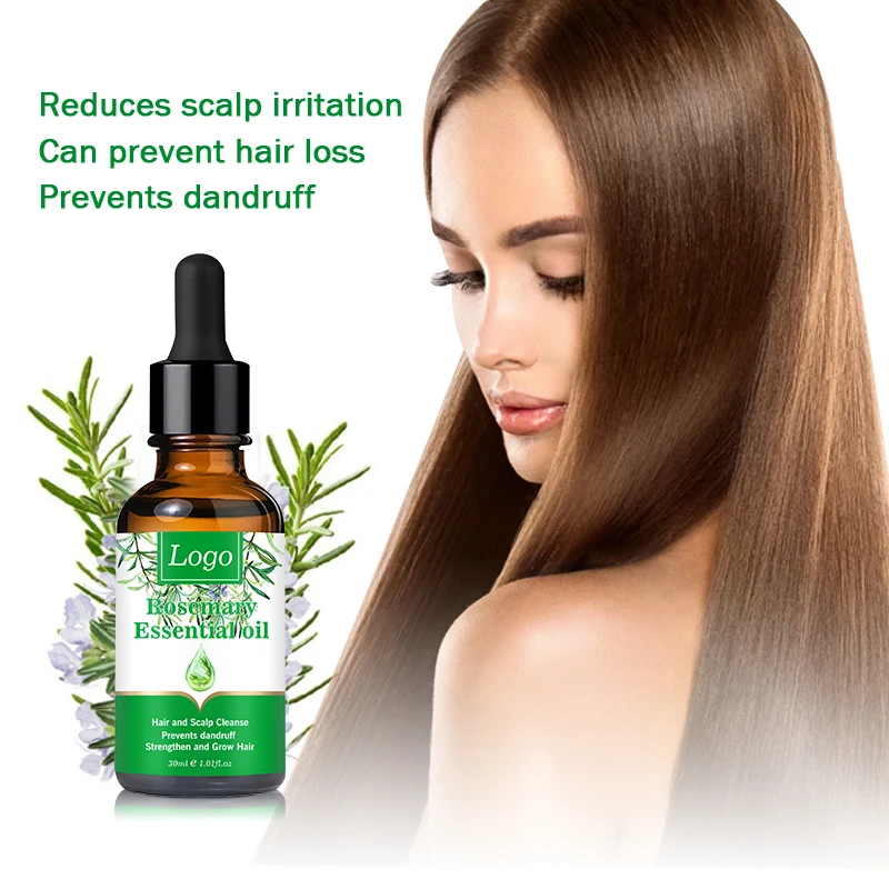 Private Label Natural Multipurpose Rosemary Oil Hair Growth Scalp Serum ...