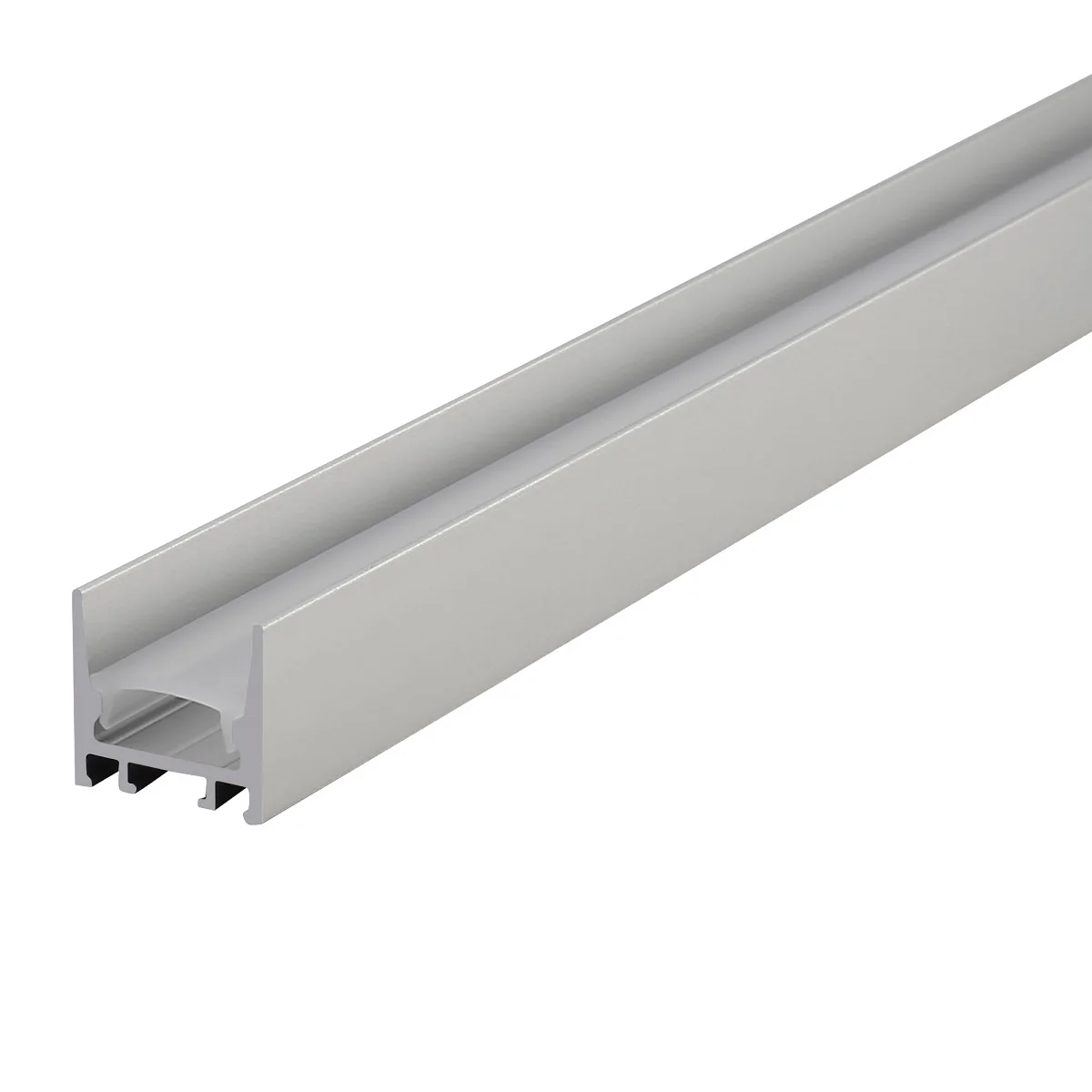 Anti Glare Led Profile Channel for Linear Strip Light PC Diffuser Cover Black Led Aluminum Profile Surface Mounted With Magnet
