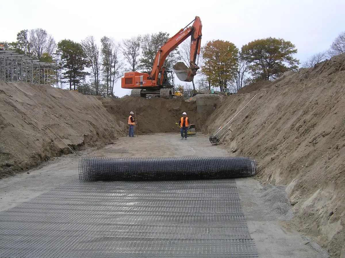 Long life plastic net  geogrid  Construction Materials