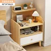 Highlight single-draw pastoral oak-wooden legs