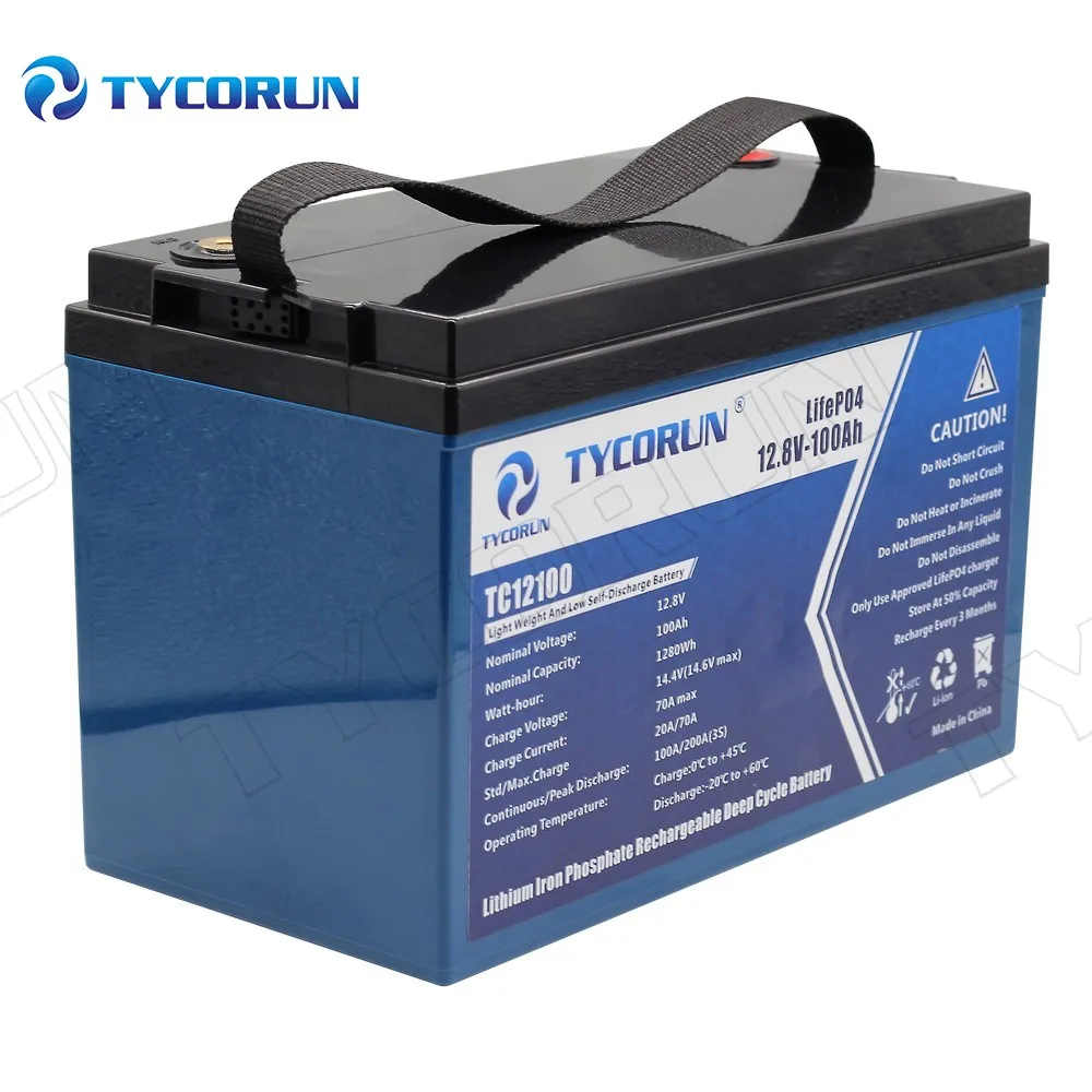 12,8 batterie profonde de cycle de lithium de V 100ah 1
