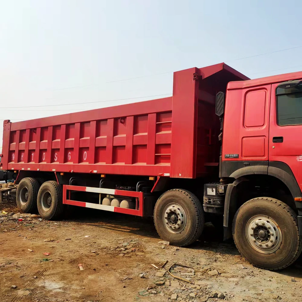 Sino Truck Used 8x4 Dump Tipper Truck 12 Wheeler 30 Cubic Howo 60 Tons 