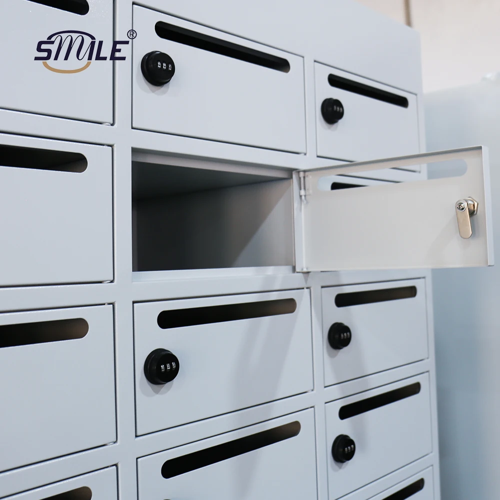 CHNSMILE Mailbox Combination Cabinet Cluster Combined Apartment Building Stainless Steel Mailboxes for Sale