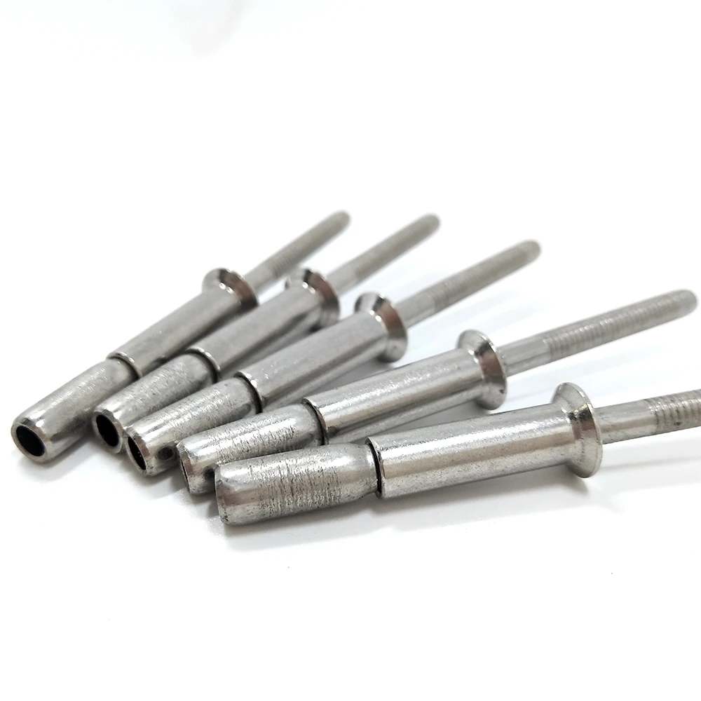 Lot De 500 Rivets Pop Alu/acier - 3/32" X 1/8" - Tête Dôme - Pour Bricolage Et Réparation