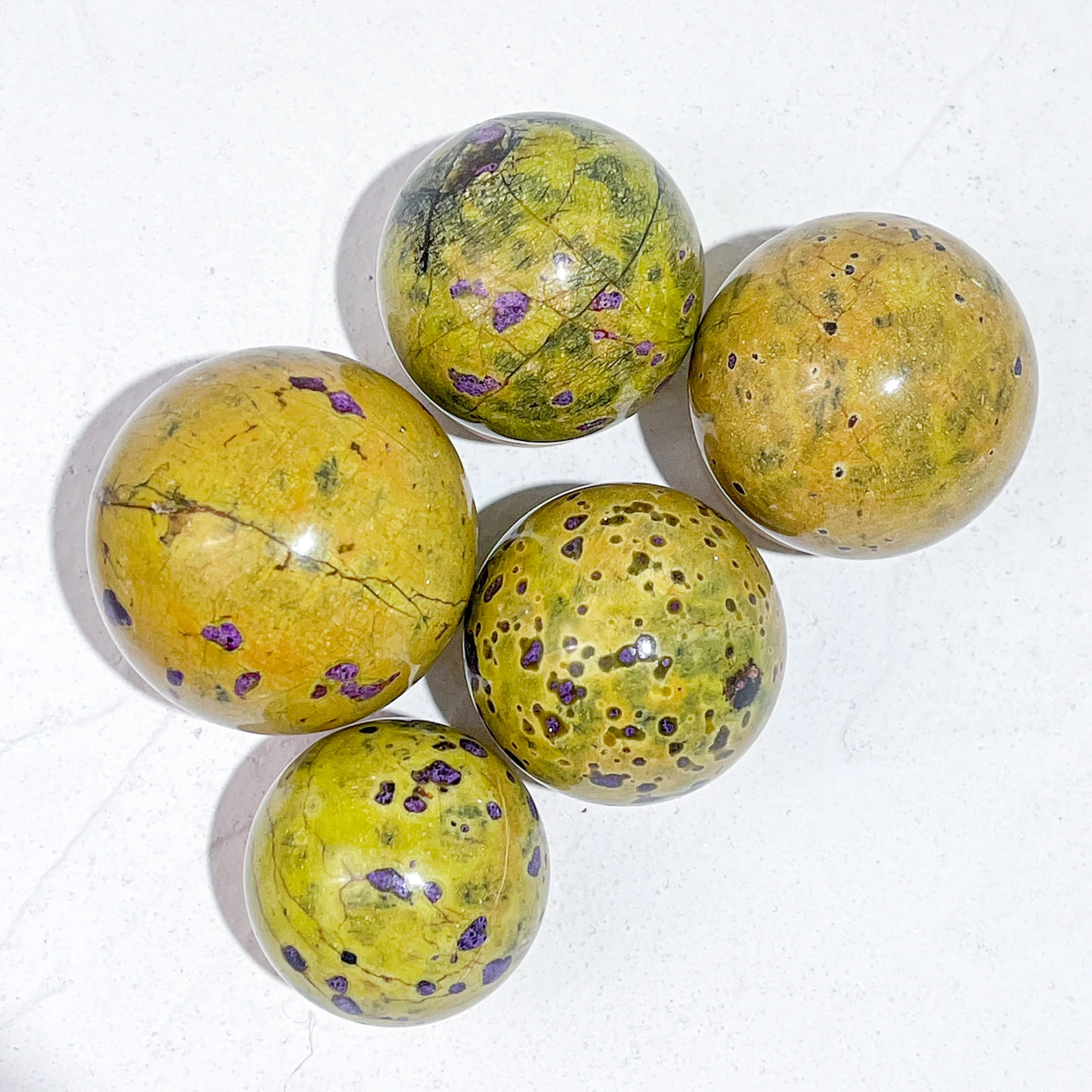 石　球体 高品质天然亚特兰蒂斯水晶球独特的治疗石亚特兰蒂斯球冥想和风水装饰