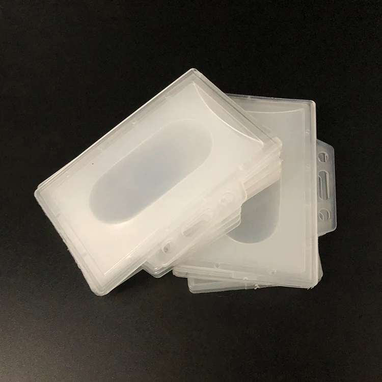 Transparent Plastic Card Holder