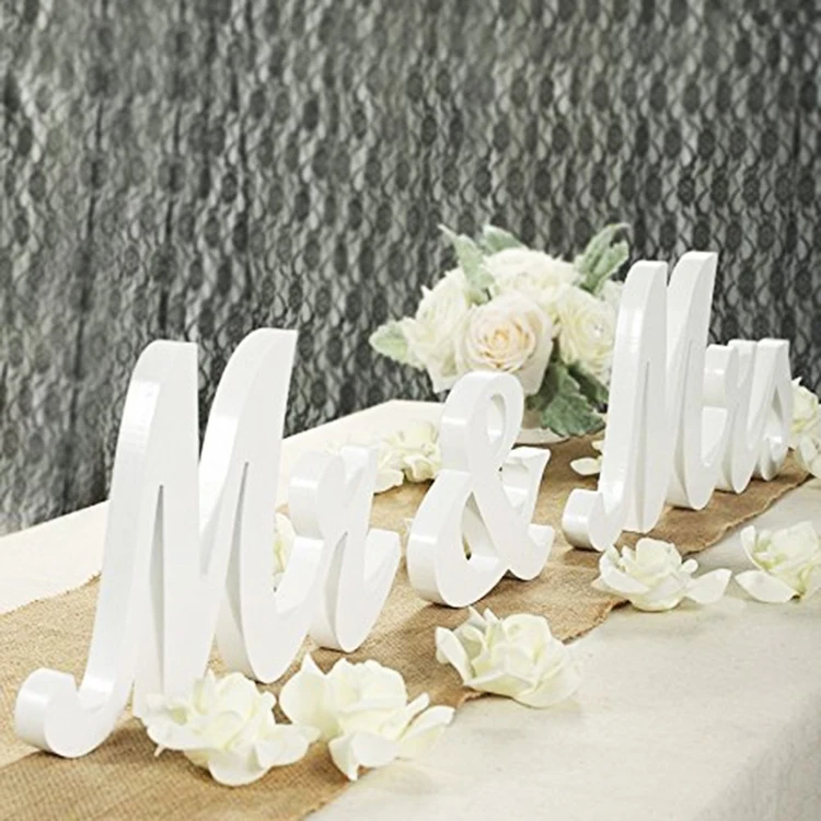 Wooden White Mr And Mrs Letters Sign Stand For Wedding Sign Table Decoration Buy Wooden Mr Mrs Sign For Wedding Decoration Glitter Mr And Mrs Letters For Wedding Table Decoration Mr And Mrs