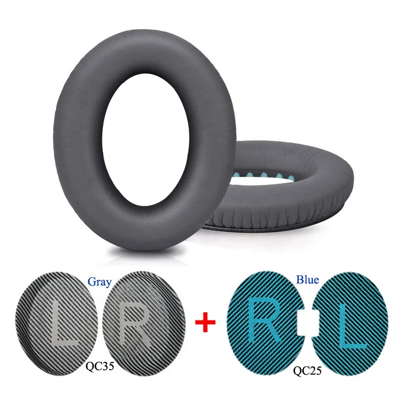 Protein Leather Cover Earpad for Bose Quietcomfort Headphones